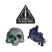 3 écussons Les Reliques de la Mort- Harry Potter