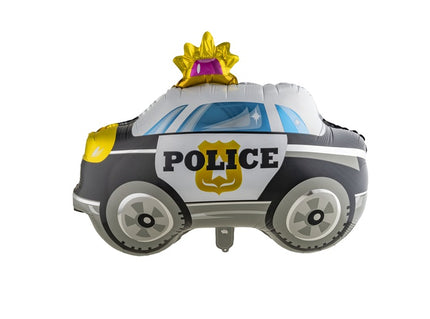 ballon aluminium mylar voiture de police 69x59cm