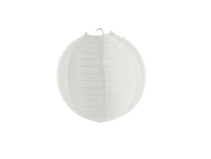 lampion avec porte bougie intérieur extérieur blanc 30cm