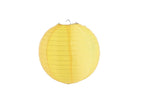 lampion avec porte bougie intérieur extérieur jaune 50cm