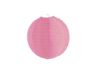 lampion avec porte bougie intérieur extérieur rose 50cm
