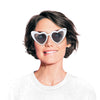 LUNETTES VINTAGE COEUR WHITE