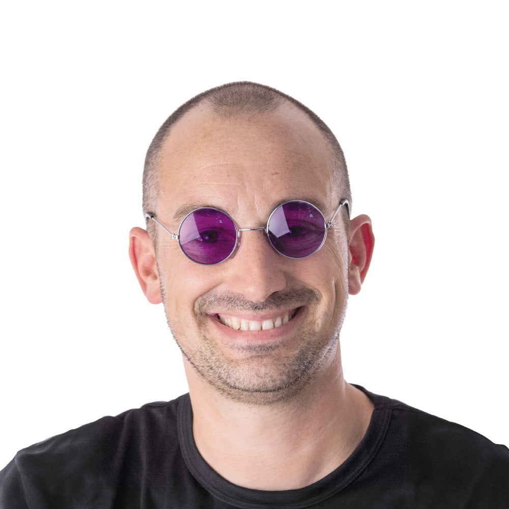 LUNETTES HIPPY VIOLETTES