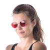 LUNETTES HIPPY ROUGES