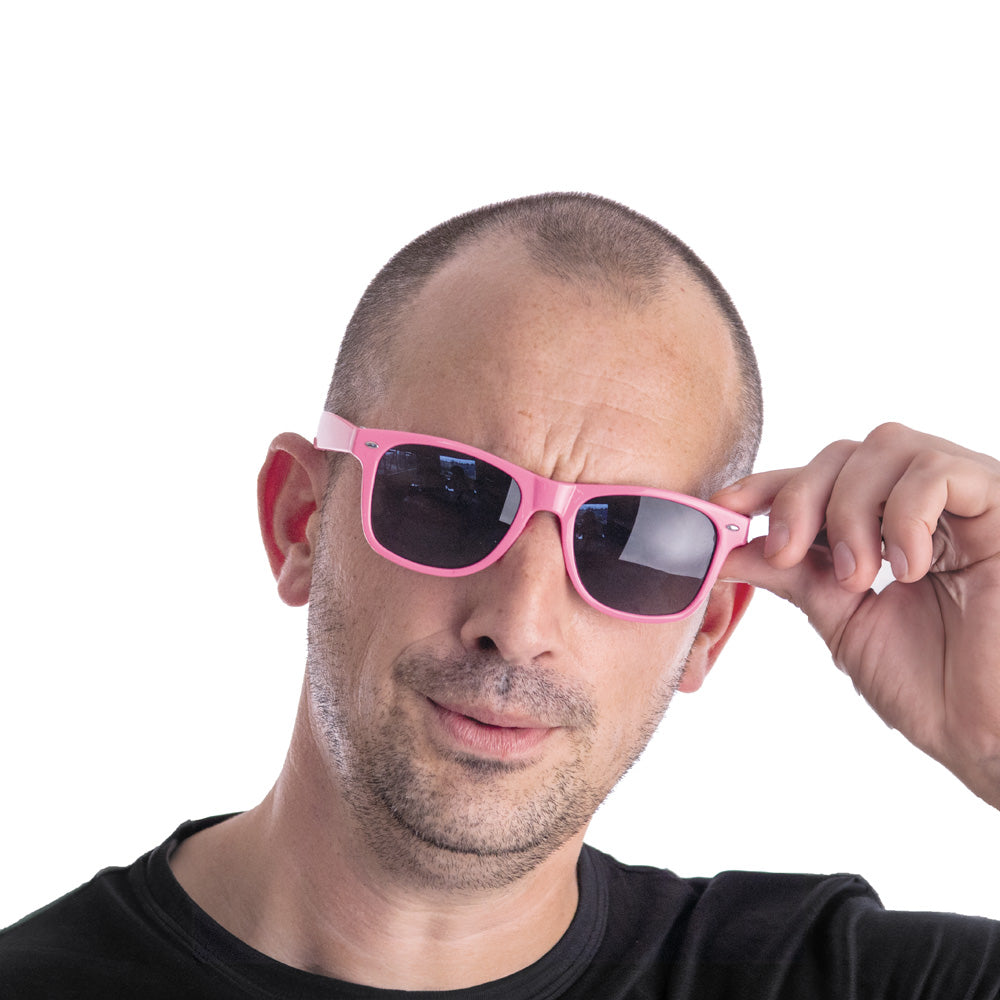 LUNETTES FLUO ROSES