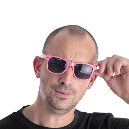 LUNETTES FLUO ROSES