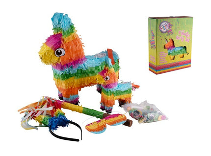 set party pinata âne multicolore 6pcs
