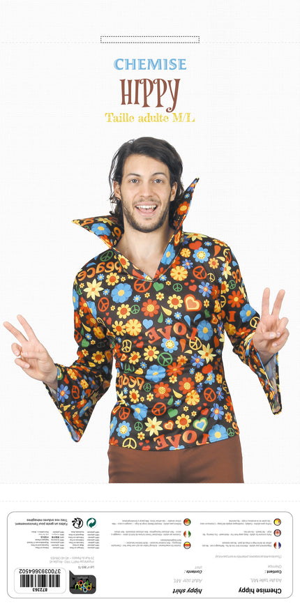 CHEMISE HIPPIE TAILLE M