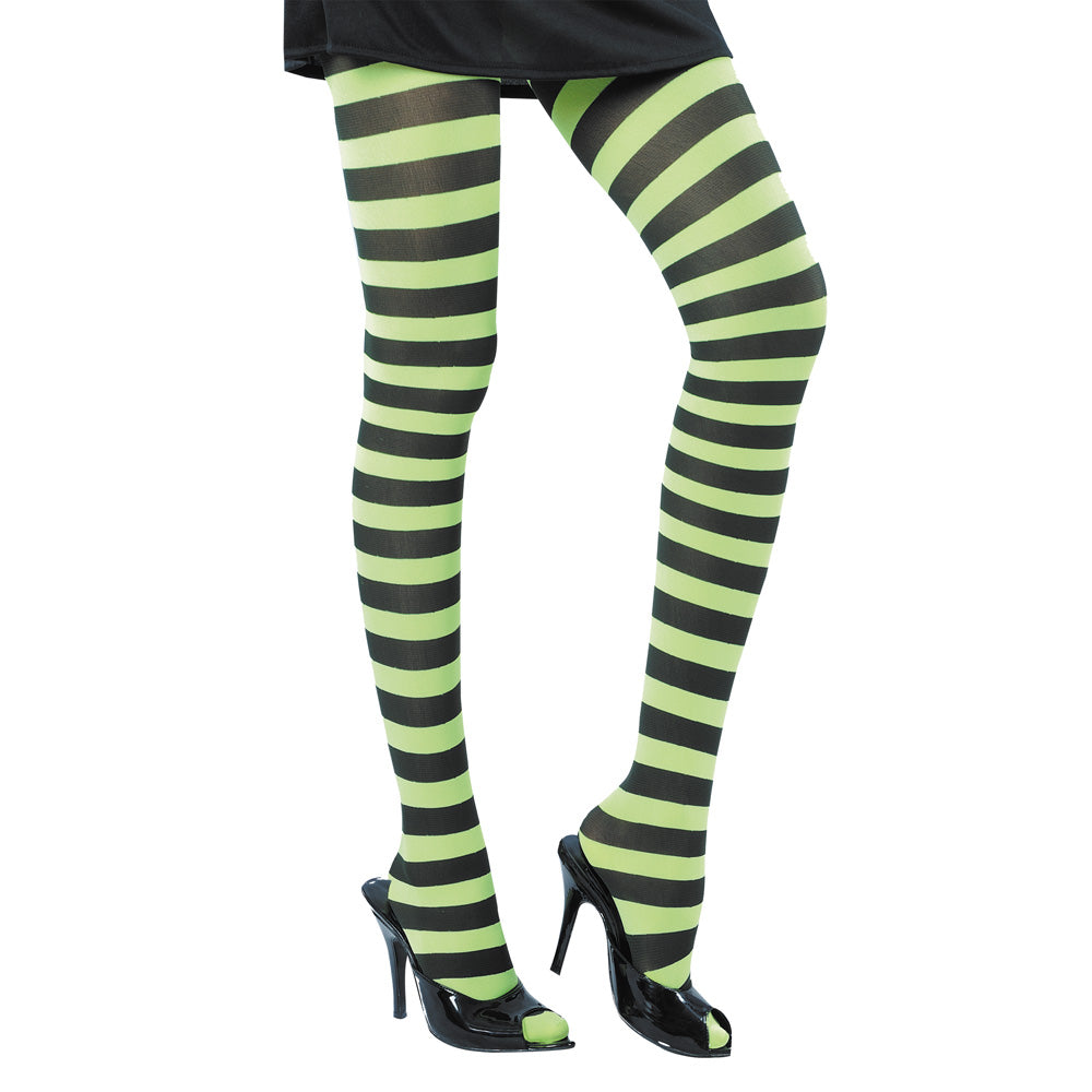 COLLANT RAYE NOIR/VERT