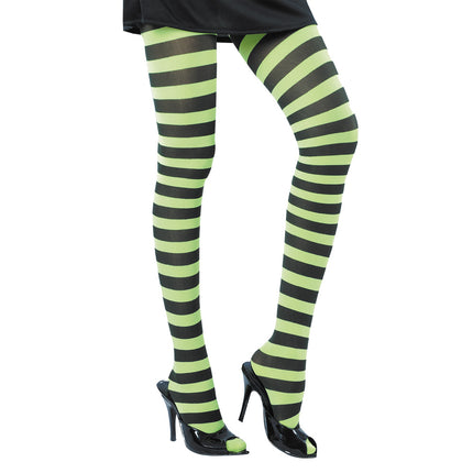 COLLANT RAYE NOIR/VERT