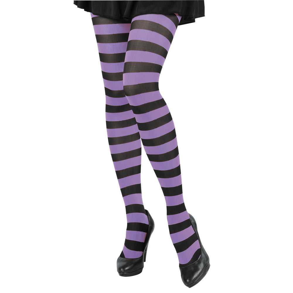 COLLANT RAYE NOIR/VIOLET