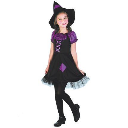 COSTUME SORCIERE VIOLETTE 4-6
