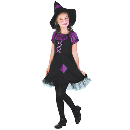 COSTUME SORCIERE VIOLETTE 7-9