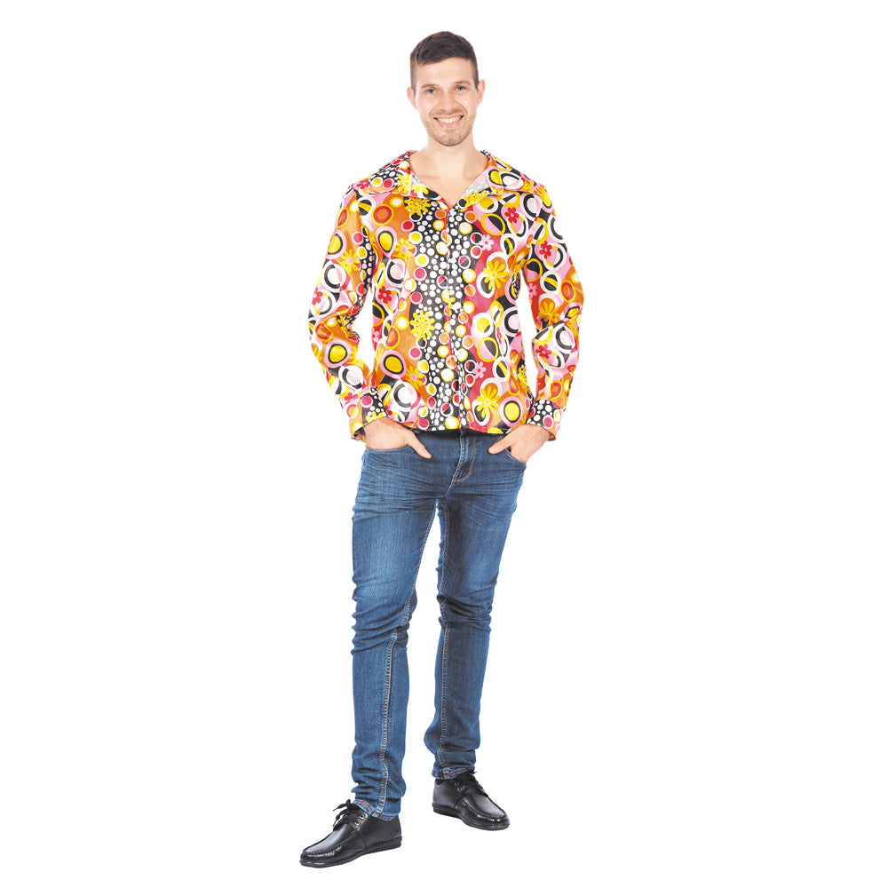 CHEMISE PSYCHEDELIQUE ORANGE