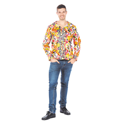 CHEMISE PSYCHEDELIQUE ORANGE