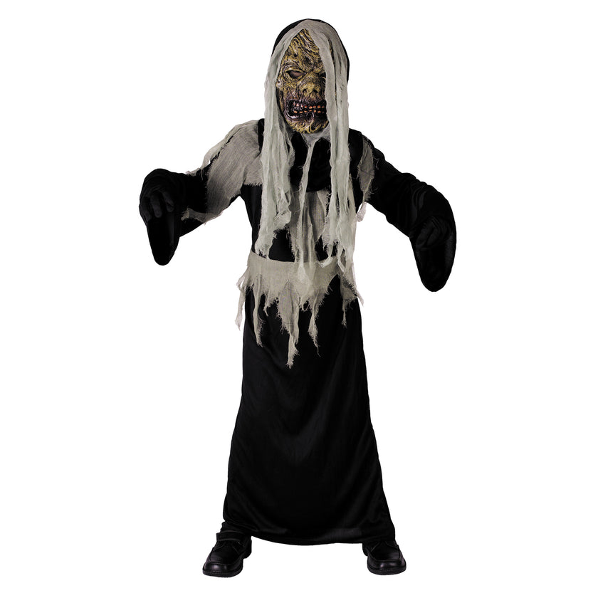 COSTUME MORT VIVANT + MASQUE 7-9ANS