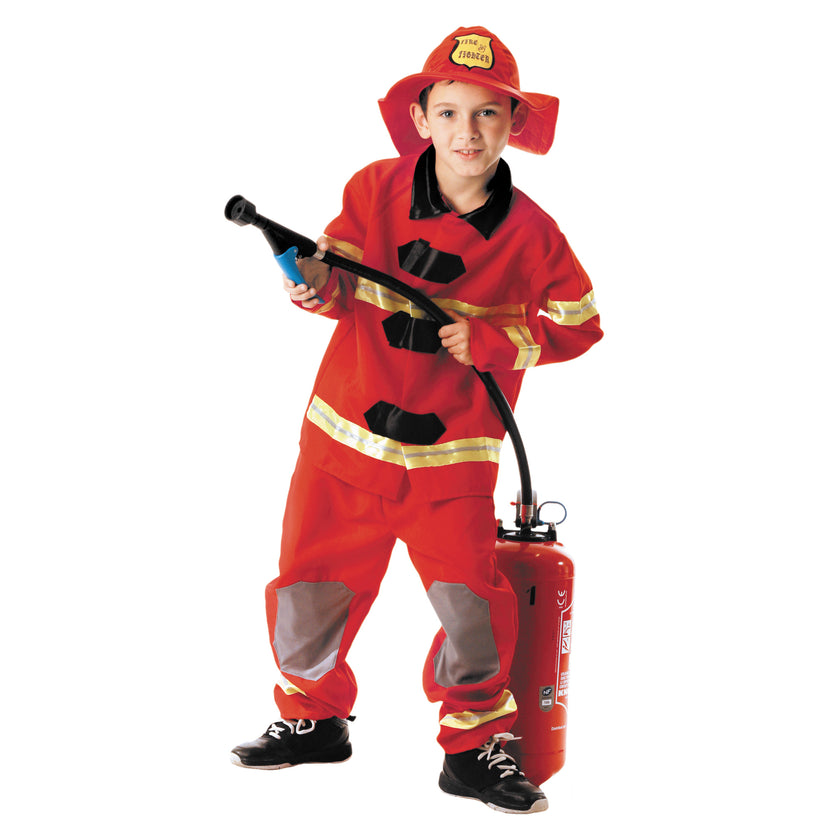 COSTUME POMPIER US 7-9ANS