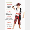 COSTUME MOUSSAILLON PIRATE 4-6 ANS