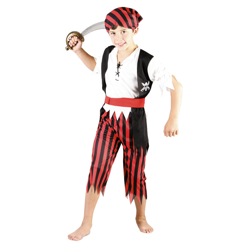 COSTUME MOUSSAILLON PIRATE 7-9 ANS