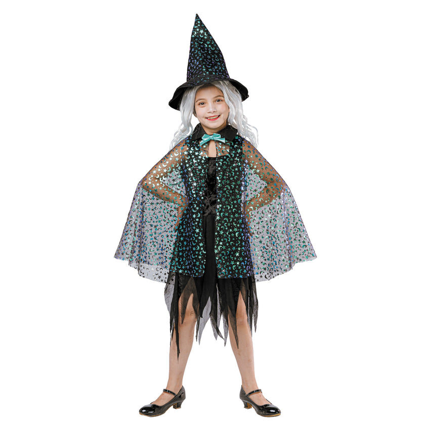 CAPE SORCIERE DE LA LUNE ENFANT