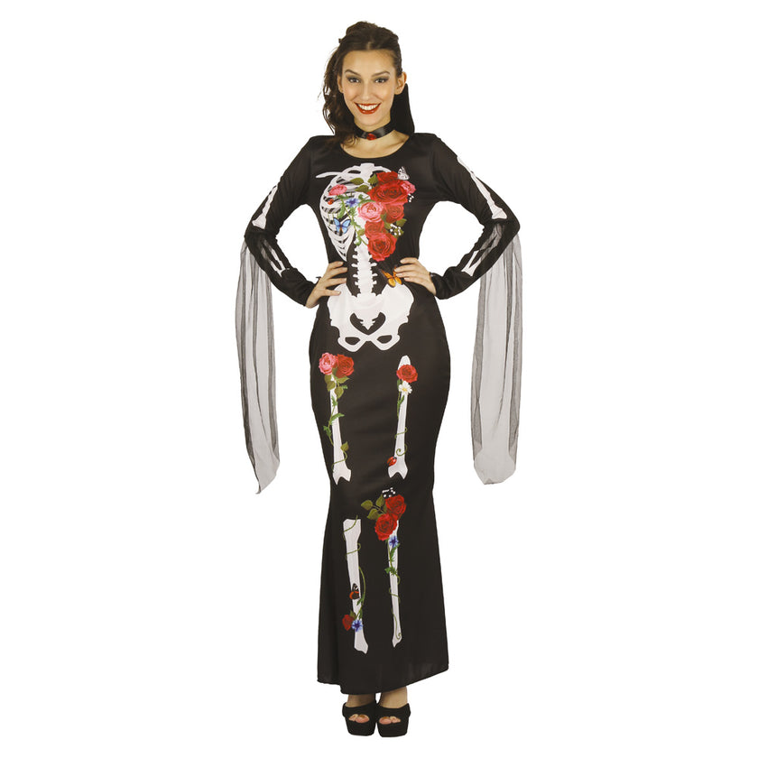 COSTUME SQUELETTE DE LA MORT FEMME