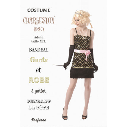 COSTUME CHARLESTON 1920