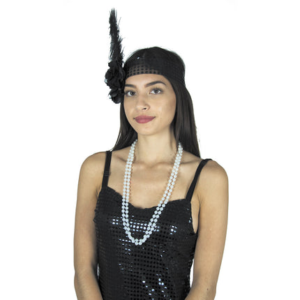 COLLIER PERLES BLANCHES