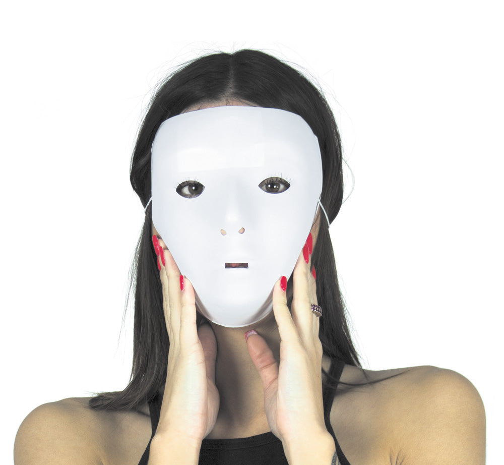 MASQUE BLANC A PEINDRE