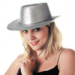 CHAPEAU COWBOY PAILLETTE ARGENT