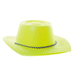 CHAPEAU COWBOY PAILLETTE JAUNE