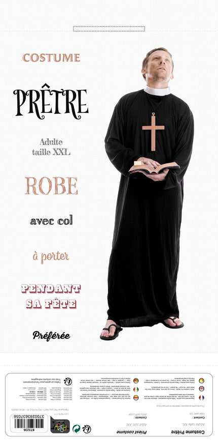 COSTUME PRÊTRE XXL