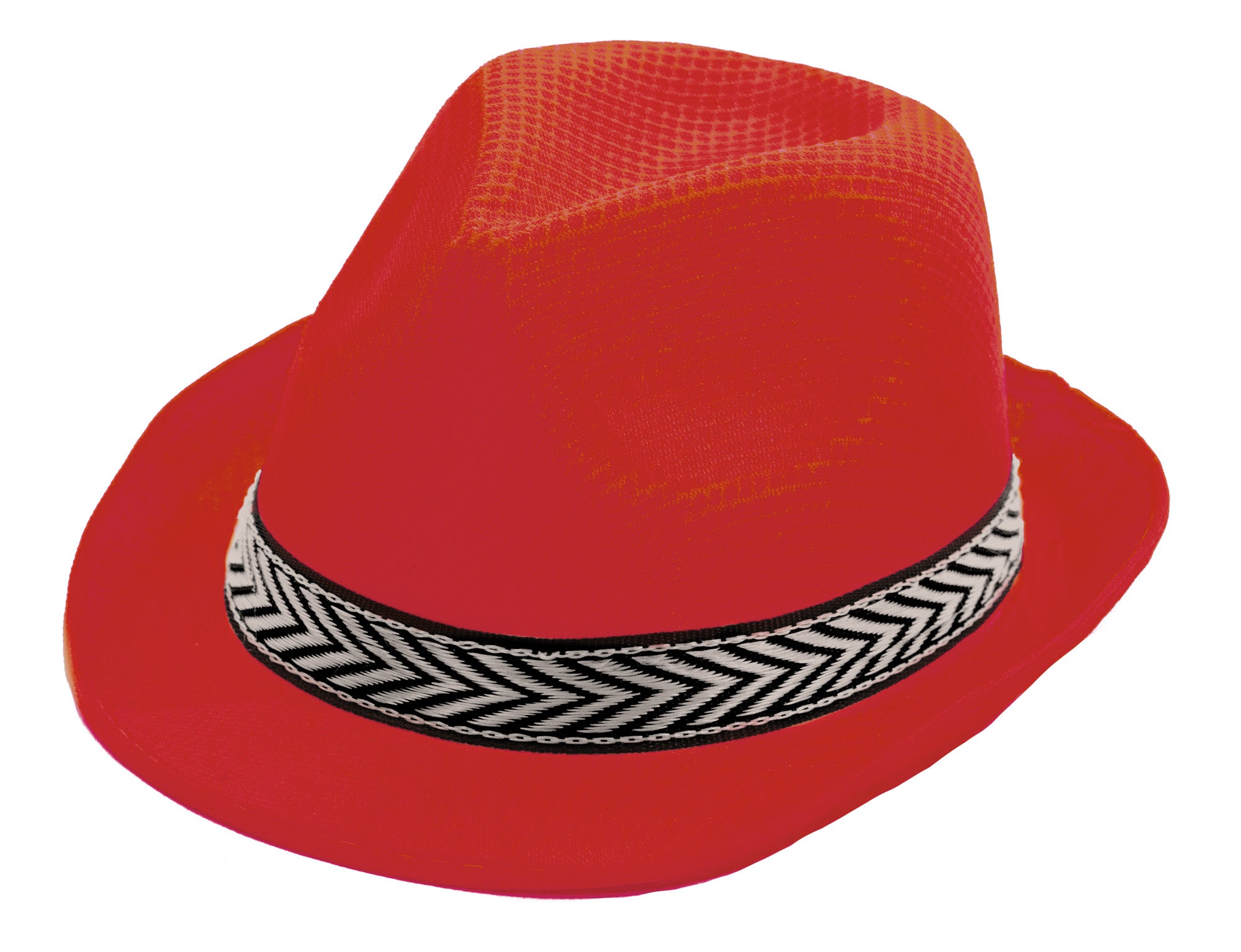 BORSALINO POLYESTER ROUGE