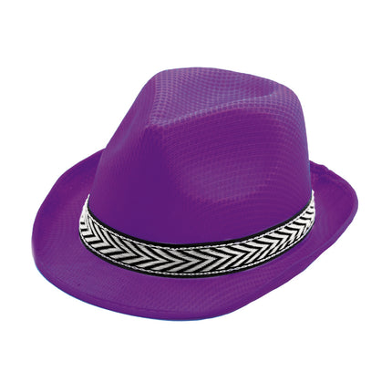 BORSALINO POLYESTER VIOLET