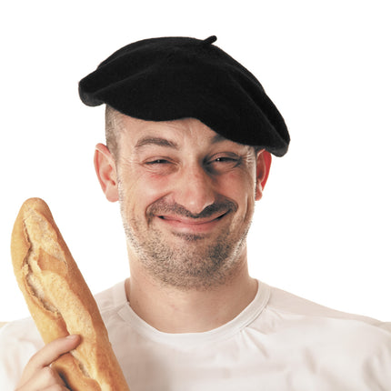 BERET BASQUE NOIR LUXE