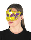 MASQUE VENITIEN VIOLET ET OR