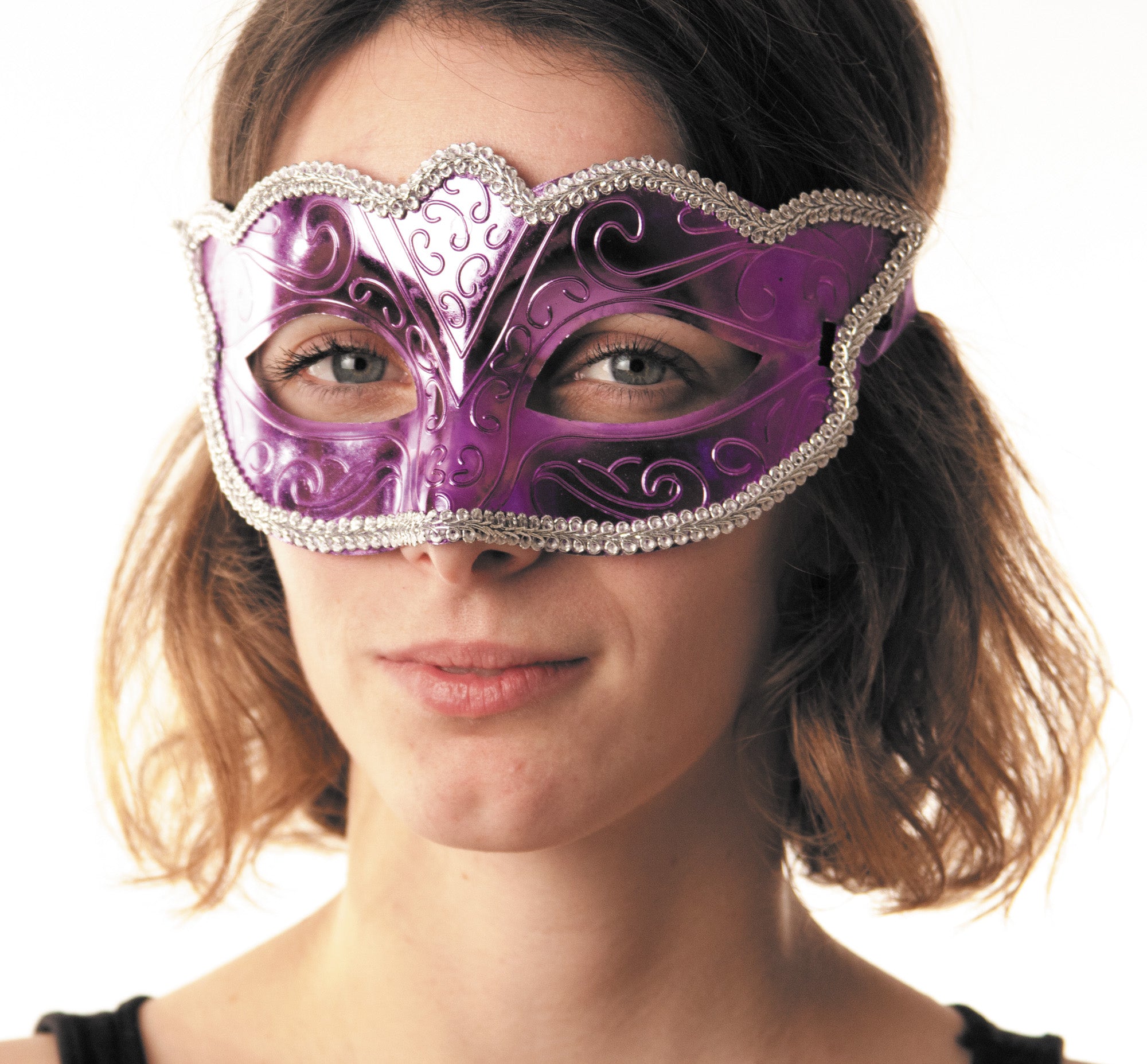 MASQUE CARNAVAL VIOLET METALLISE