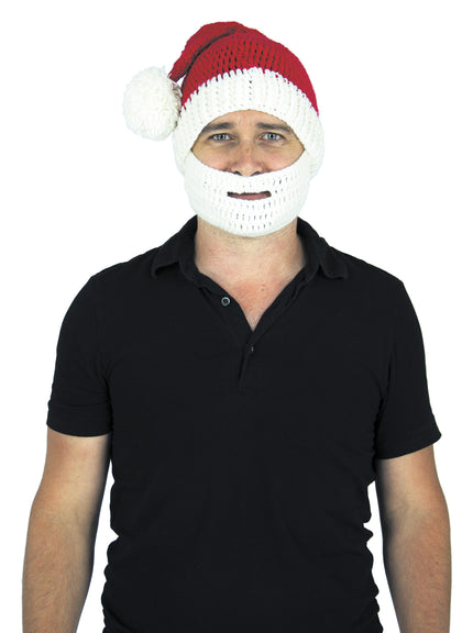 BONNET ET BARBE NOËL TRICOT