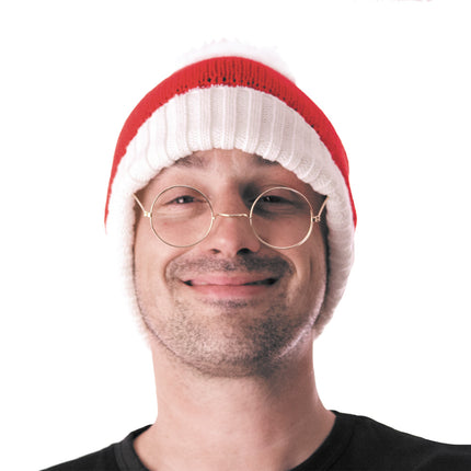 BONNET NOËL TRICOT ROUGE