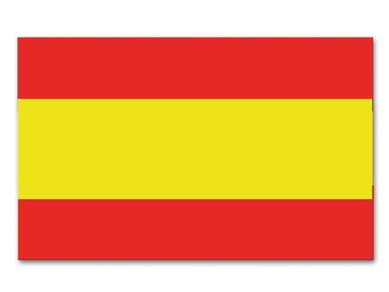 Drapeau Espagne en plastique