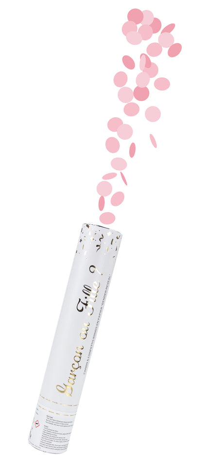 CANON A CONFETTI 28CM GENDER REVEAL PINK