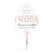 CANON A CONFETTI COEUR ROUGE TUBE TRANSPARENT 25CM