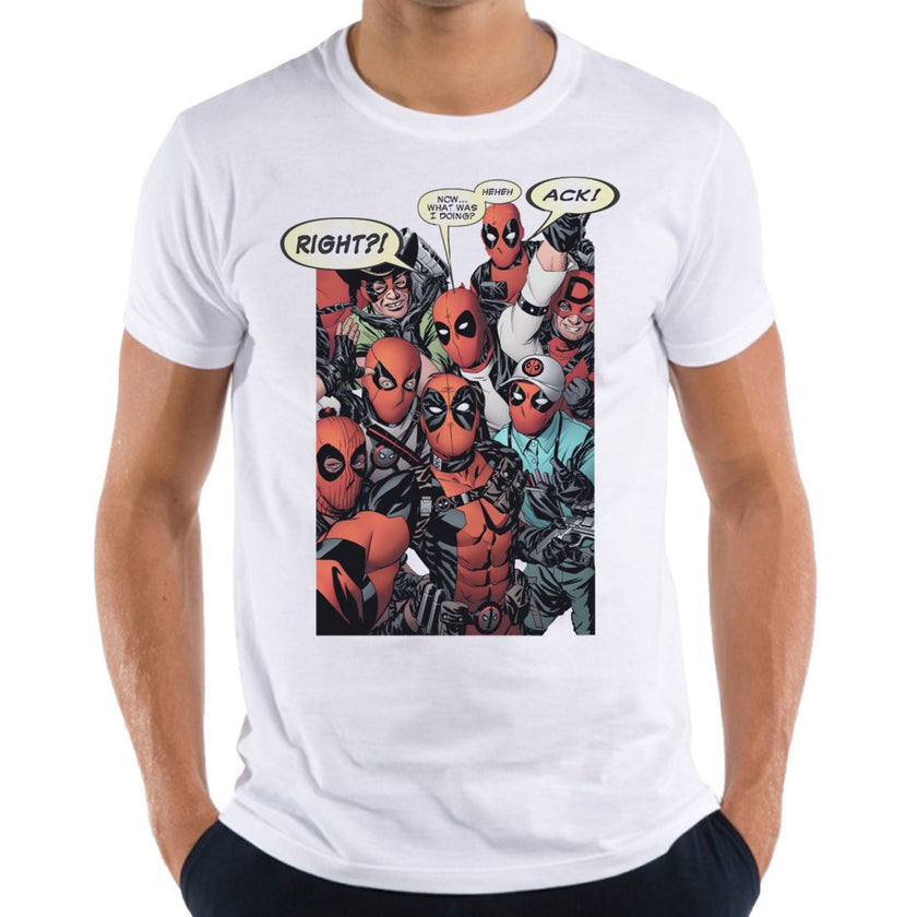 T-shirt Deadpool Group Cosplay homme