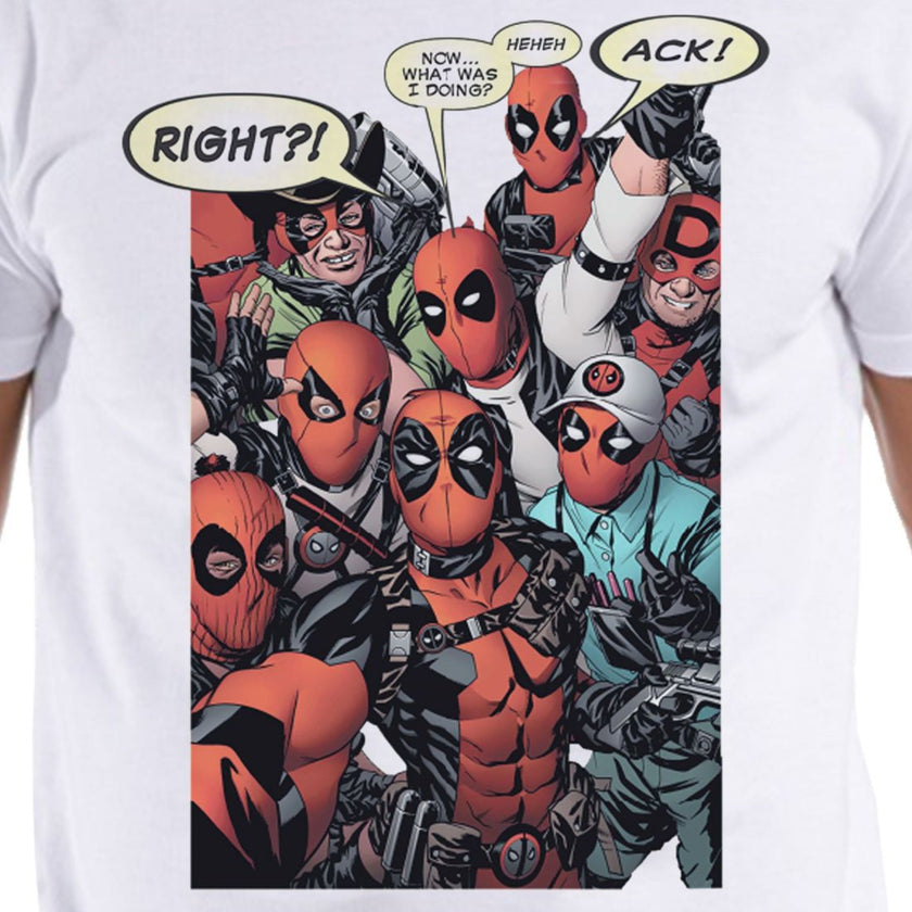 T-shirt Deadpool Group Cosplay homme