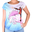 T-shirt Deadpool Licorne femme
