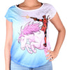 T-shirt Deadpool Licorne femme