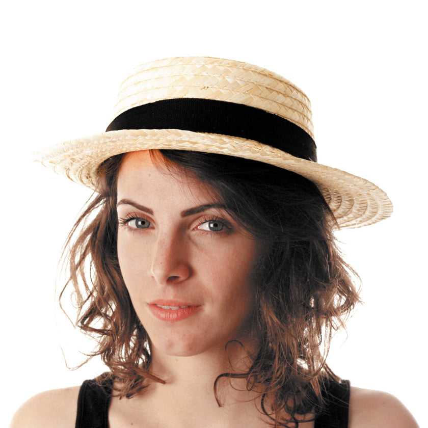 CANOTIER PAILLE BLANCHE ECO