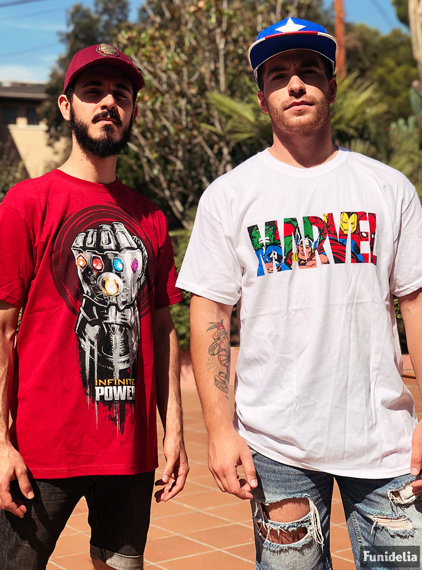 T-shirt Thanos Gant de l'Infini grenat- Avengers: Infinity War