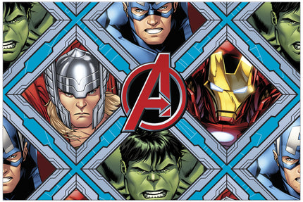 Nappe en plastique Avengers