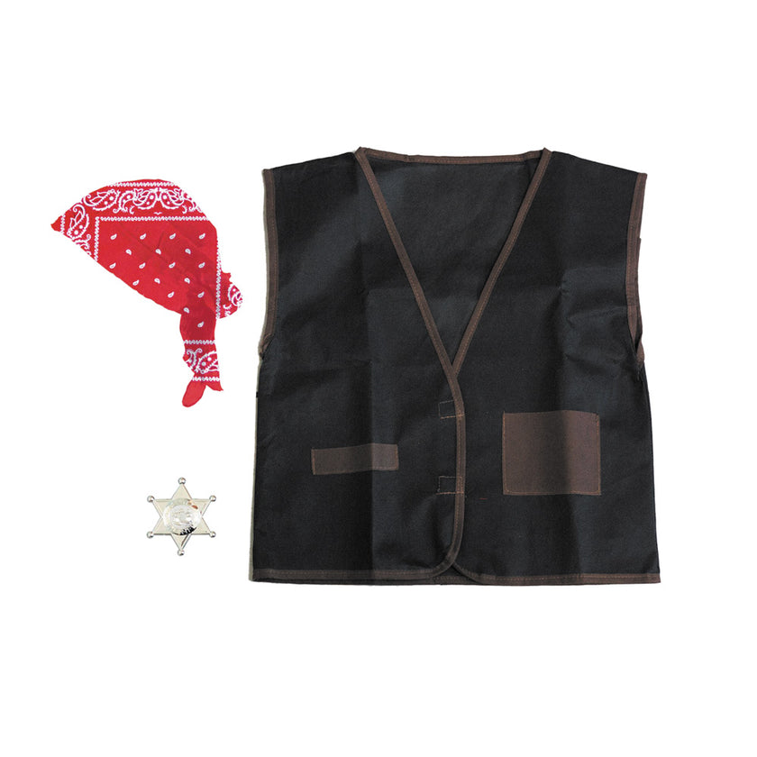 SET COWBOY ADULTE 3PCS