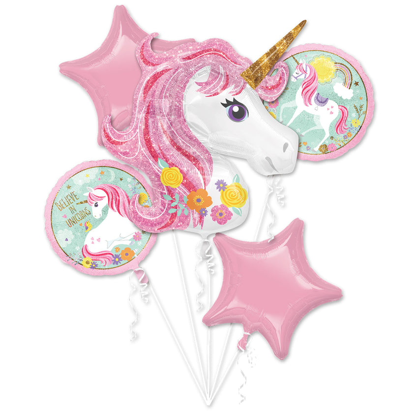 Bouquet Ballons licorne - Pretty Unicorn
